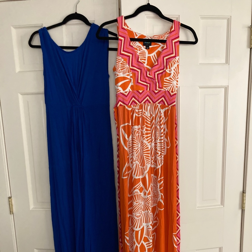 2 long maternity dresses Isabella Oliver size S 2